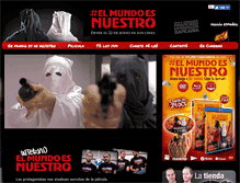 Tablet Screenshot of elmundoesnuestro.com